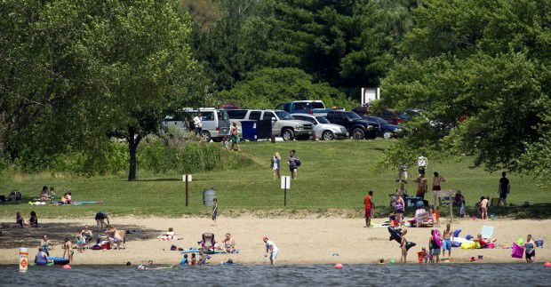 Wagon Train Lake beach